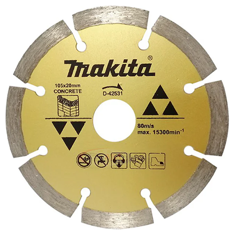 Makita D-42531 Diamond Cutting Disc Segmented 4 Makita D-42531 Diamond Cutting Disc Segmented 4